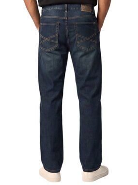 Get Lucky Men's Dark Wash Jeans Size 36x34 Straight Leg BKE NWT